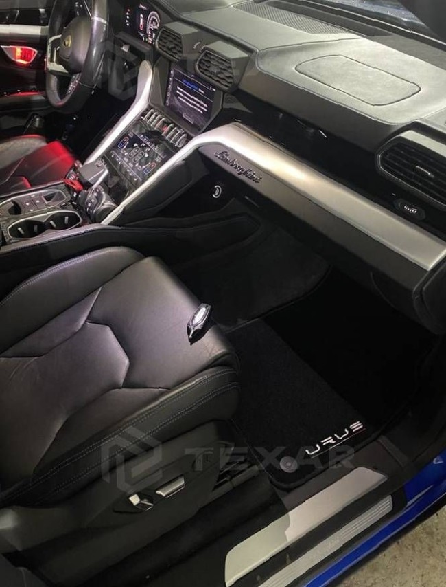 Коврики текстильные для Lamborghini Urus I 2017-... Коврики текстильные для Lamborghini Urus I 2017-...