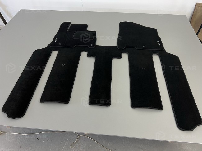 Коврики текстильные для Kia Carnival IV (минивэн / KA4/ 8 мест) 2020 - Н.В. Коврики текстильные для Kia Carnival IV (минивэн / KA4/ 8 мест) 2020 - Н.В.