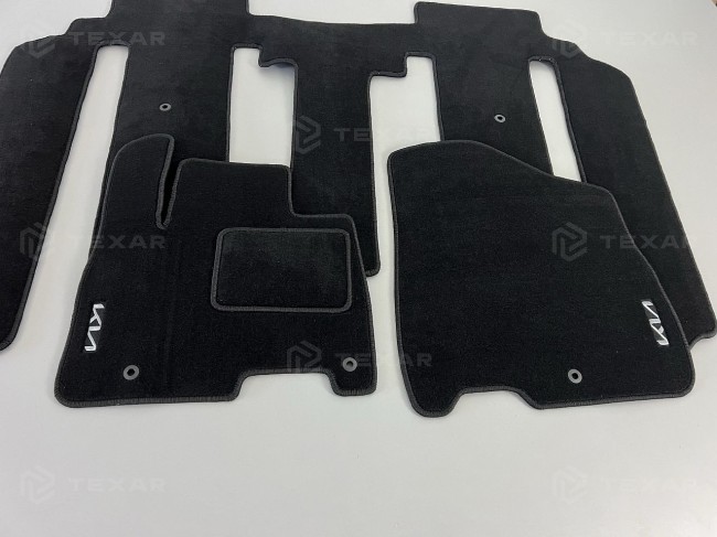 Коврики текстильные для Kia Carnival IV (минивэн / KA4/ 8 мест) 2020 - Н.В. Коврики текстильные для Kia Carnival IV (минивэн / KA4/ 8 мест) 2020 - Н.В.