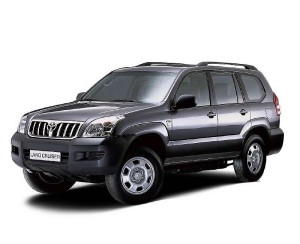 Коврики текстильные для Toyota Land Cruiser 120 Prado 2002-2009 5D