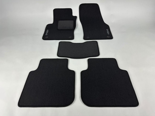 Коврики текстильные для Skoda Kodiaq I 2016-... Коврики текстильные для Skoda Kodiaq I 2016-...