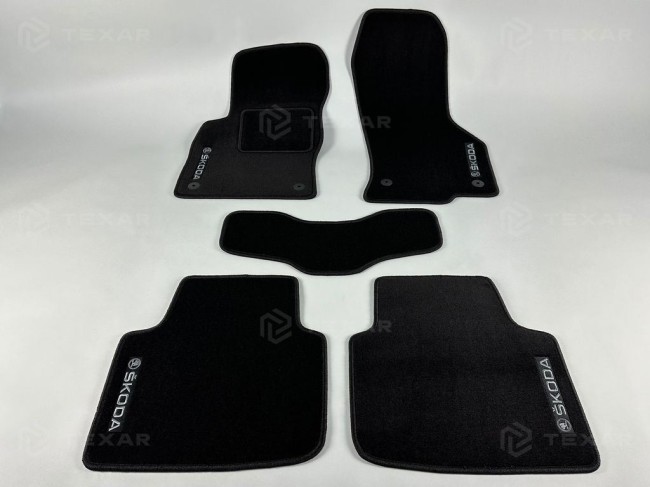 Коврики текстильные для Skoda Superb III 2015-... Коврики текстильные для Skoda Superb III 2015-...