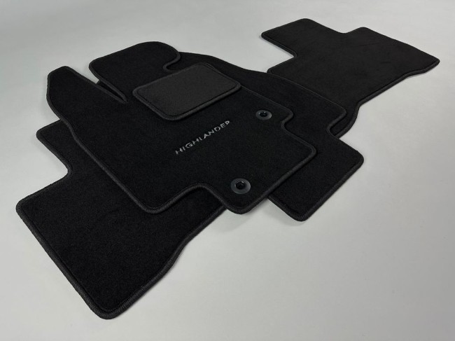Коврики текстильные для Toyota Highlander IV (U70) 2020-... Коврики текстильные для Toyota Highlander IV (U70) 2020-...