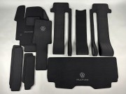 Коврики текстильные для Volkswagen Multivan T7 2021 - Н.В. салон и багажник