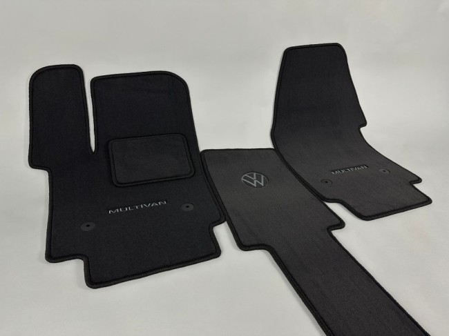 Коврики текстильные для Volkswagen Multivan T7 2021 - Н.В. салон и багажник Коврики текстильные для Volkswagen Multivan T7 2021 - Н.В. салон и багажник
