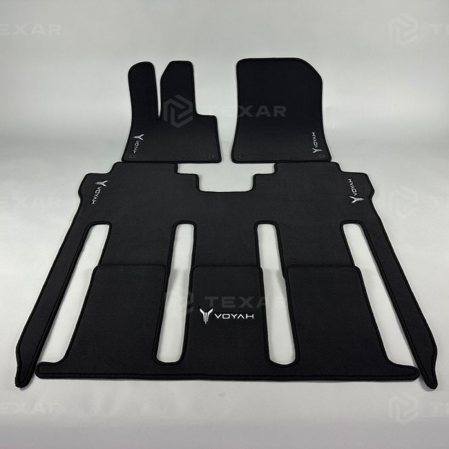 Коврики текстильные для Voyah Dream I (минивен) 2021-... салон и багажник Коврики текстильные для Voyah Dream I (минивен) 2021-... салон и багажник
