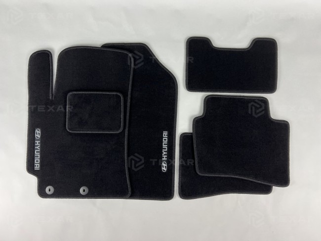 Коврики текстильные для Hyundai Solaris II 2017-2022 Коврики текстильные для Hyundai Solaris II 2017-2022