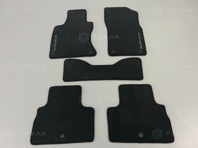 Коврики текстильные для Infiniti Q60 II Coupe 2016-2022 Коврики текстильные для Infiniti Q60 II Coupe 2016-2022