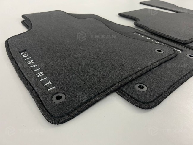 Коврики текстильные для Infiniti Q60 II Coupe 2016-2022 Коврики текстильные для Infiniti Q60 II Coupe 2016-2022