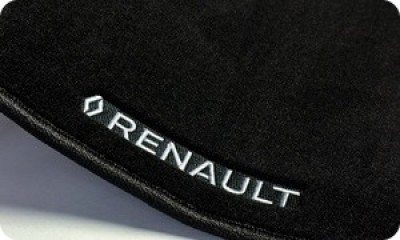 Вышивка в багажник Renault надпись и логотип Вышивка в багажник Renault надпись и логотип