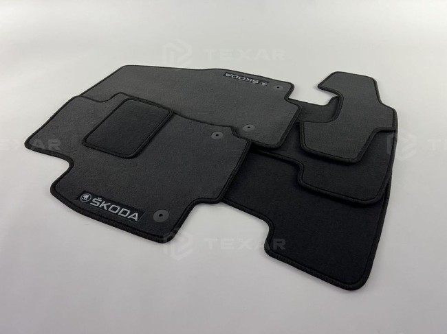 Коврики текстильные для Skoda Karoq 2017-... Коврики текстильные для Skoda Karoq 2017-...
