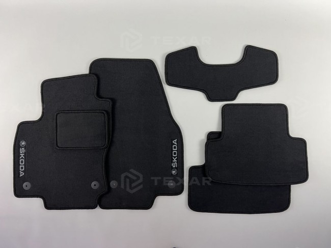 Коврики текстильные для Skoda Karoq 2017-... Коврики текстильные для Skoda Karoq 2017-...