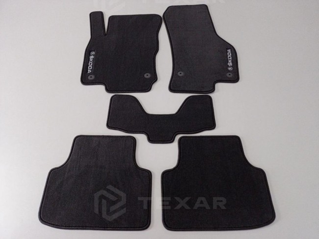 Коврики текстильные для Skoda Octavia IV 2019-... Коврики текстильные для Skoda Octavia IV 2019-...