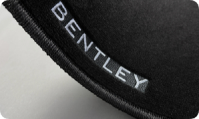 Вышивка в багажник Bentley надпись Вышивка в багажник Bentley надпись
